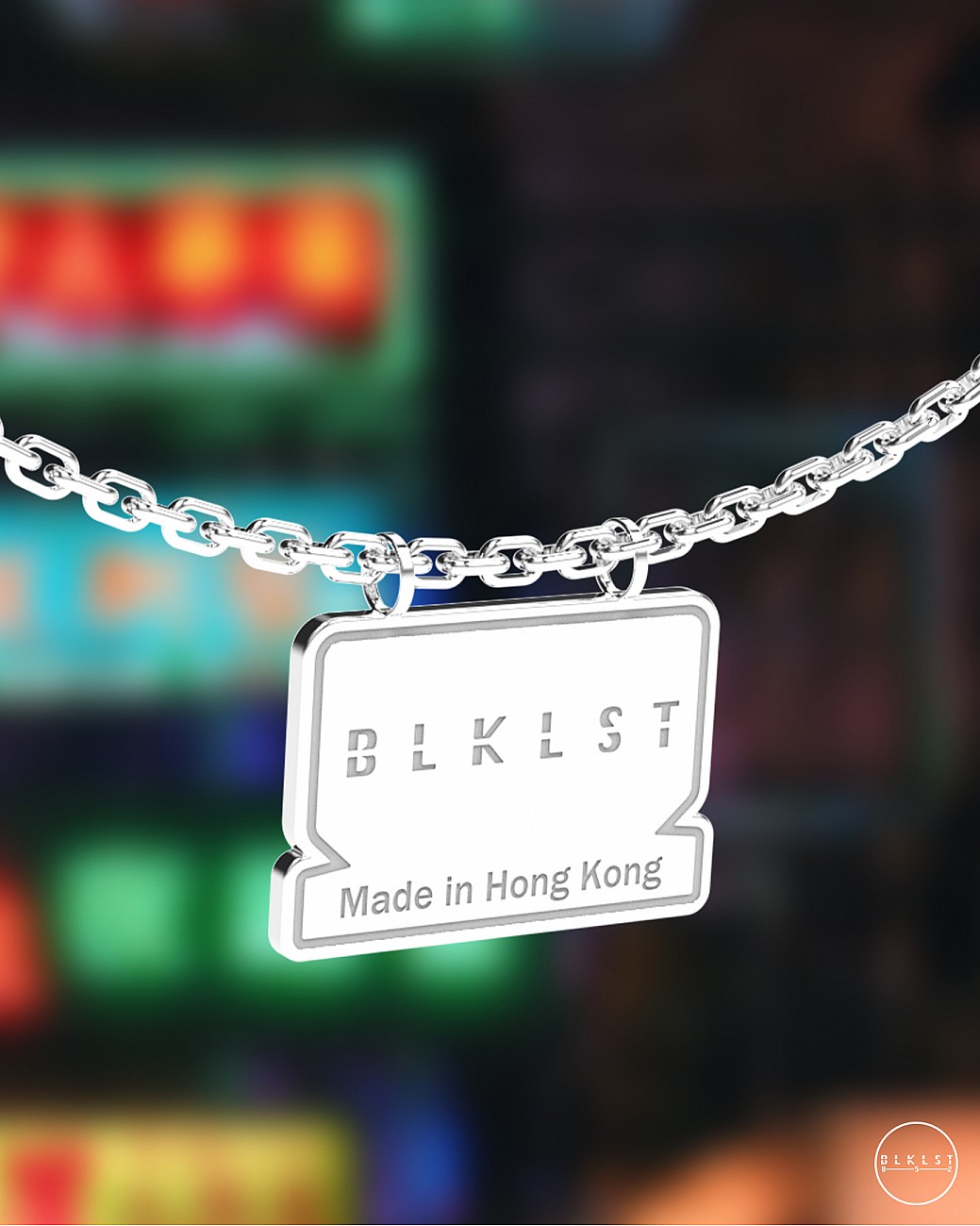 852 HONG KONG吊墜