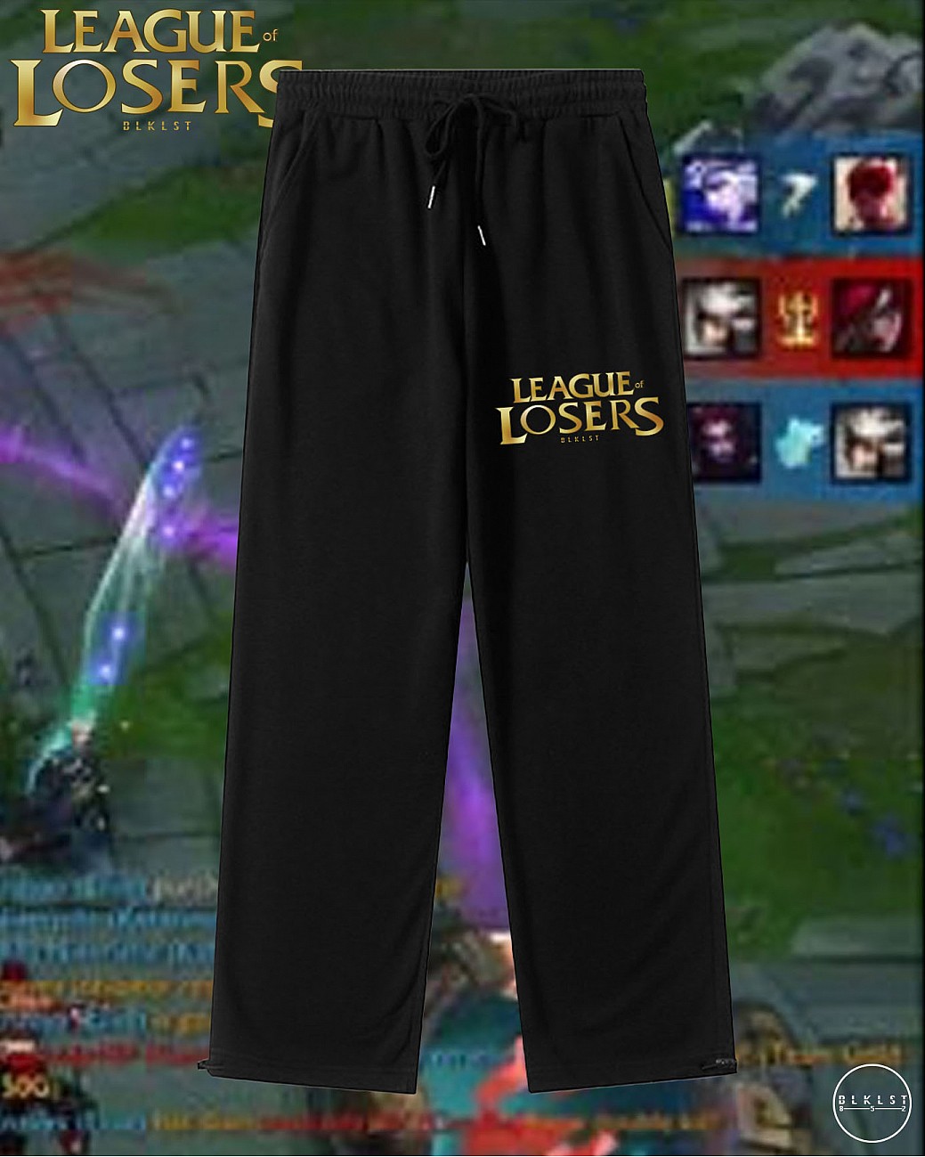 LEAGUE OF LOSER COTTON PANTS 