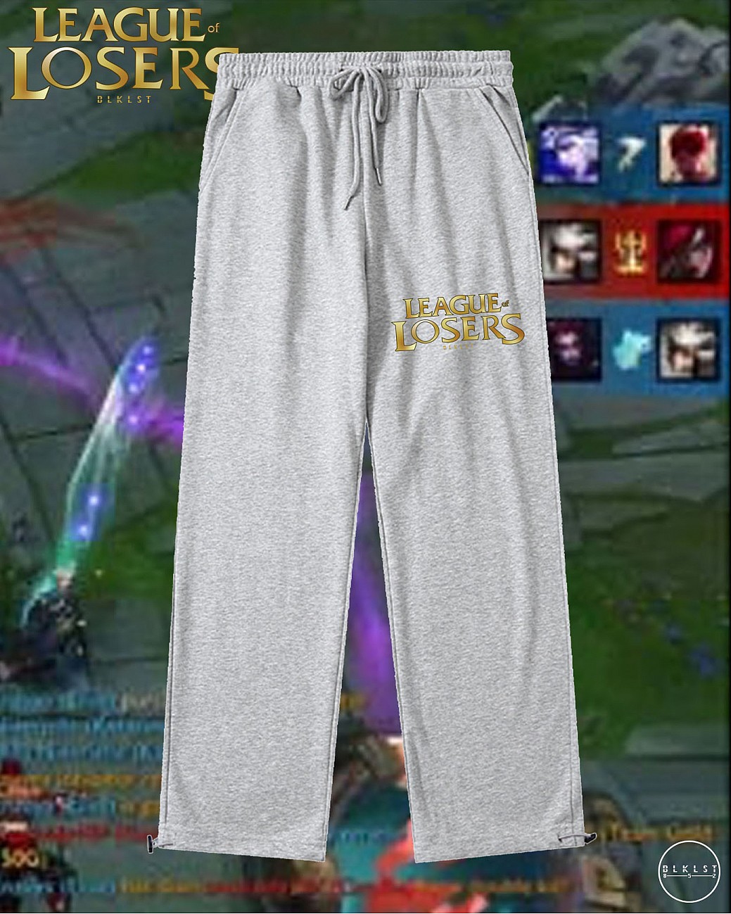 LEAGUE OF LOSER COTTON PANTS 